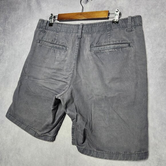 Gap Lived-In Shorts Mens 34 Blue Straight Fit‎ Chino Casual Classic 100% Cotton - Picture 9 of 14